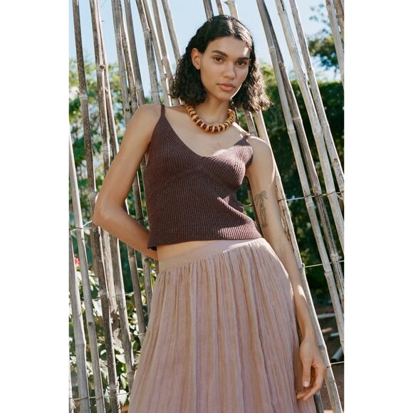 Zara Wrinkle Effect Skirt - Picture 2 of 9